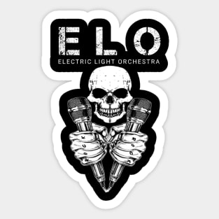 Elo - vintage skull Sticker